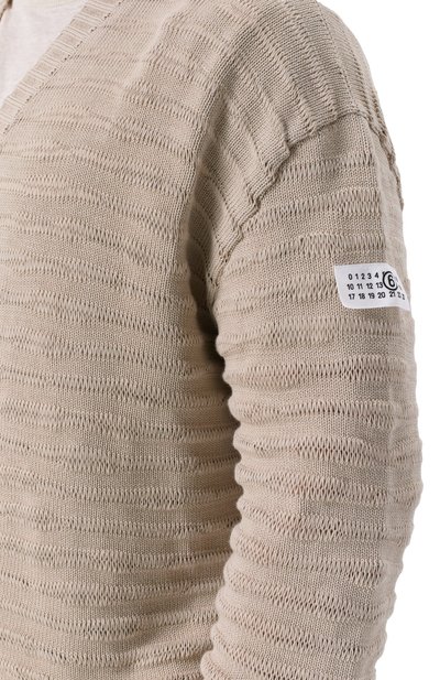 Хлопковый кардиган MM6, арт. SH0HP0011/M13208, фото 5