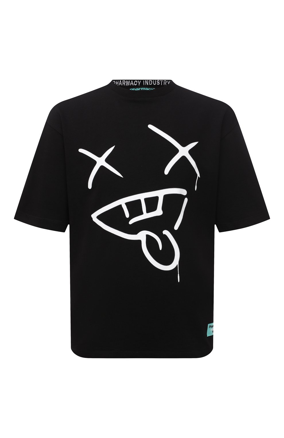 Хлопковая футболка PHARMACY INDUSTRY, арт. PHMSTMM327, фото 1