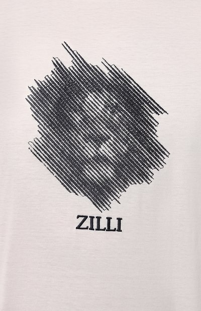 Хлопковая футболка ZILLI, арт. TSR001M0110VLIST0M, фото 5