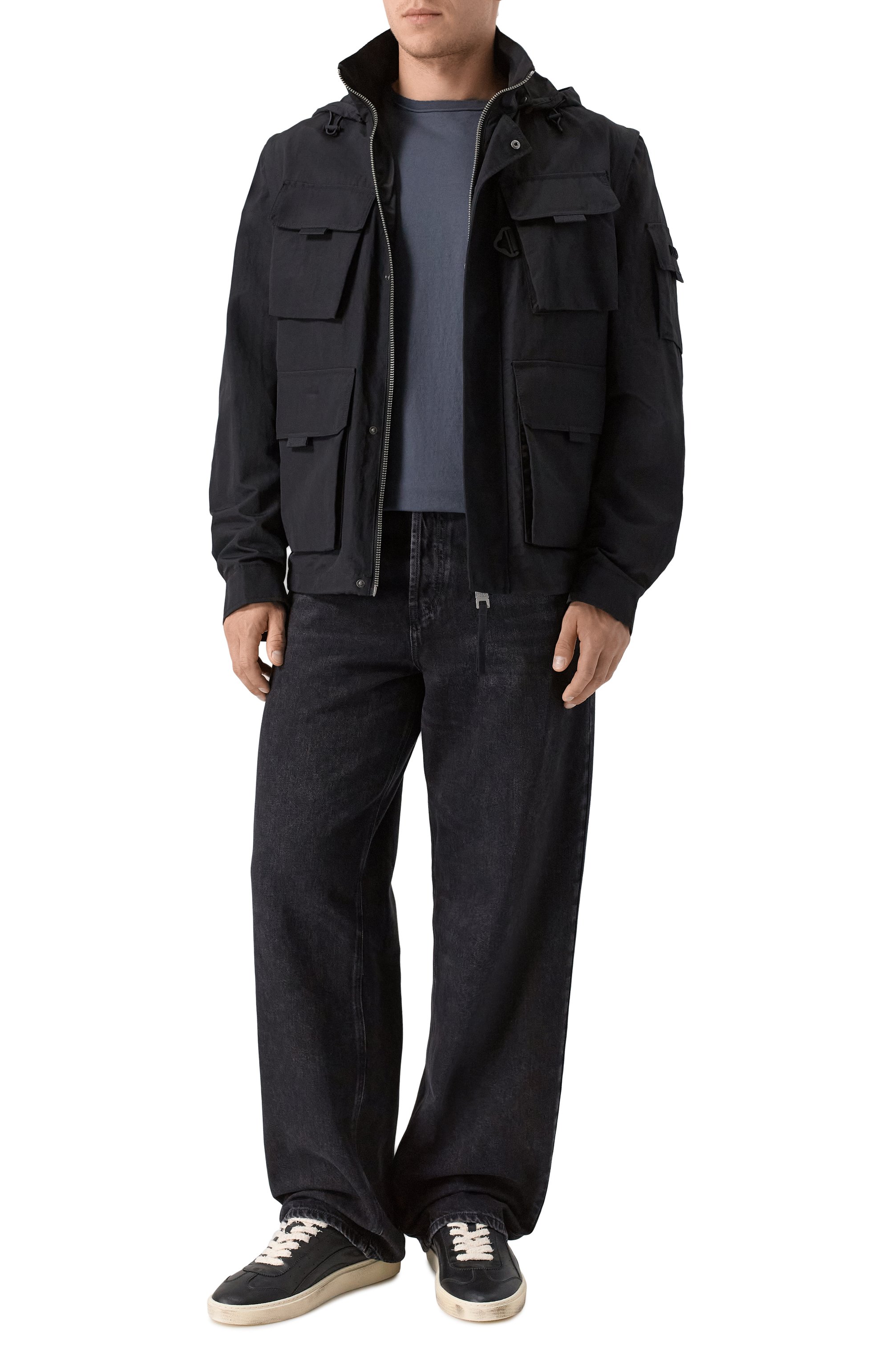 Куртка HUGO черного цвета по цене 54950 руб., арт. 50552675, фото 2 Куртка HUGO, арт. 50552675, фото 2