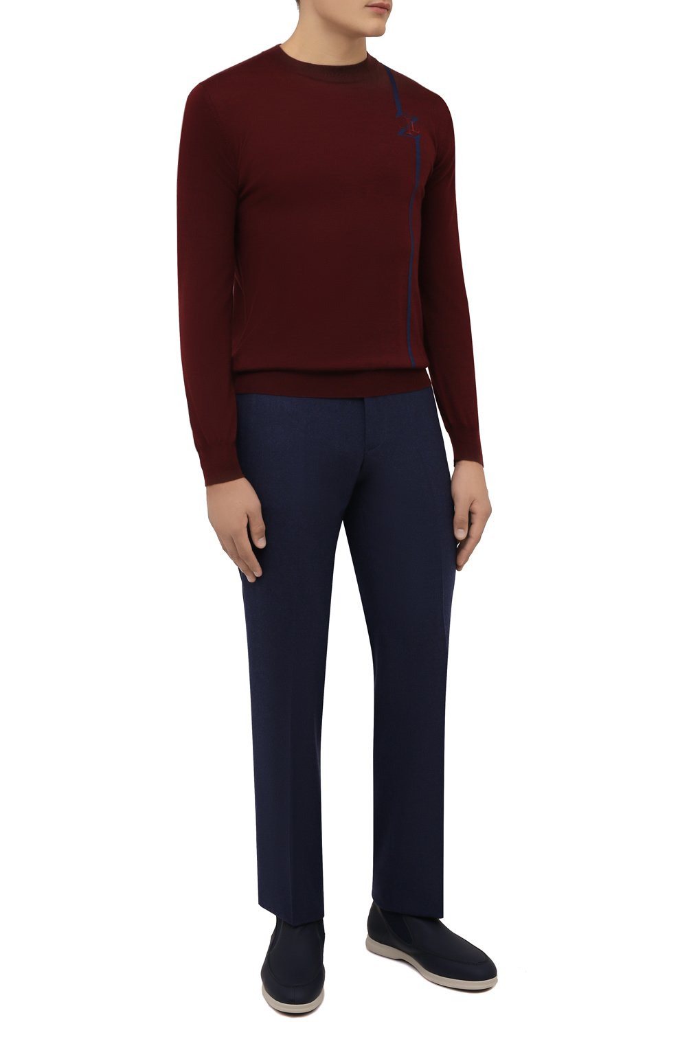 Джемпер из кашемира и шелка ZILLI, арт. MBW-DC046-LETT1/ML01, фото 2