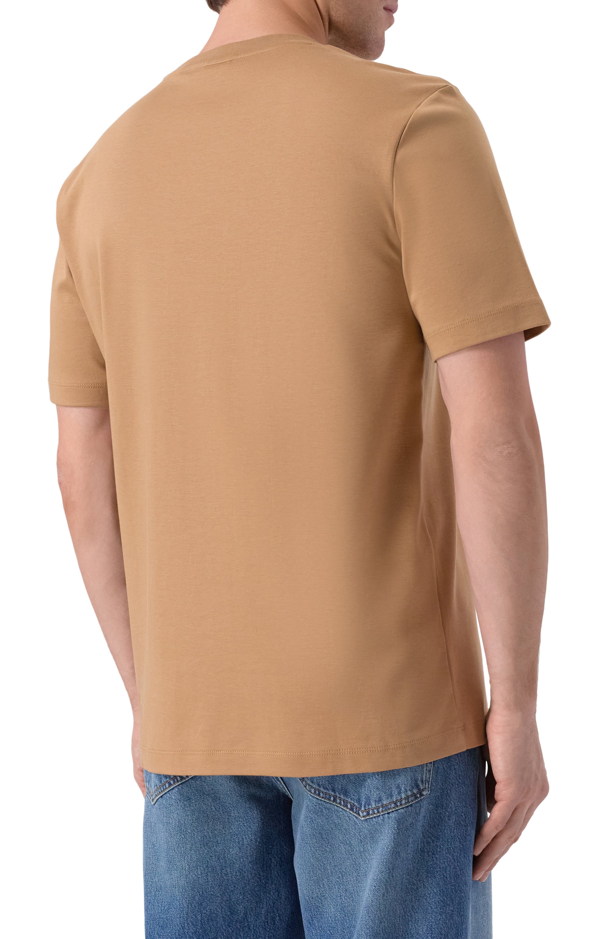 Хлопковая футболка BOSS, арт. 50551902, фото 4