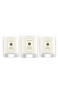 Набор свечей для путешествий (3x60g) JO MALONE LONDON бесцветного цвета, арт. LH5T-01 | Фото 1 (Ограничения доставки: flammable)