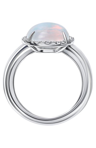 Кольцо с белым опалом и топазами MOONKA, арт. OPL-925SL-RG00-OPL, фото 4