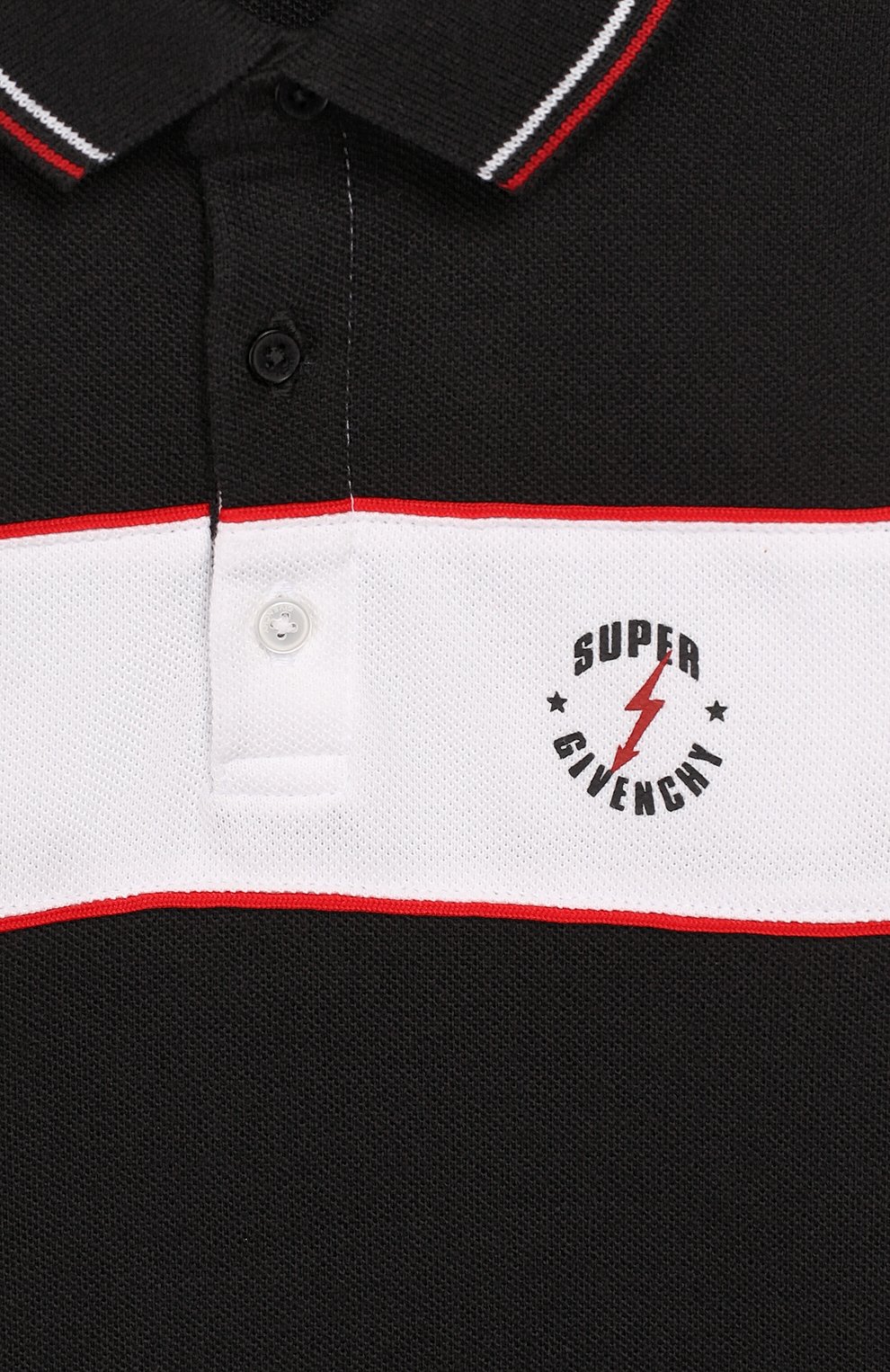 Хлопковое поло GIVENCHY, арт. H05069/2A-3A, фото 3