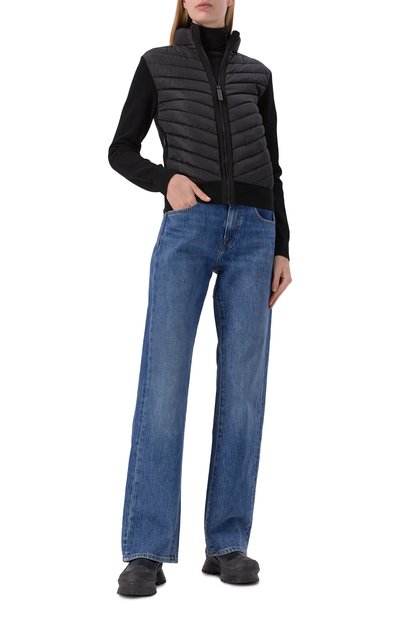 Комбинированный кардиган CANADA GOOSE черного цвета по цене 107500 руб., арт. 6830L, фото 2 Комбинированный кардиган CANADA GOOSE, арт. 6830L, фото 2