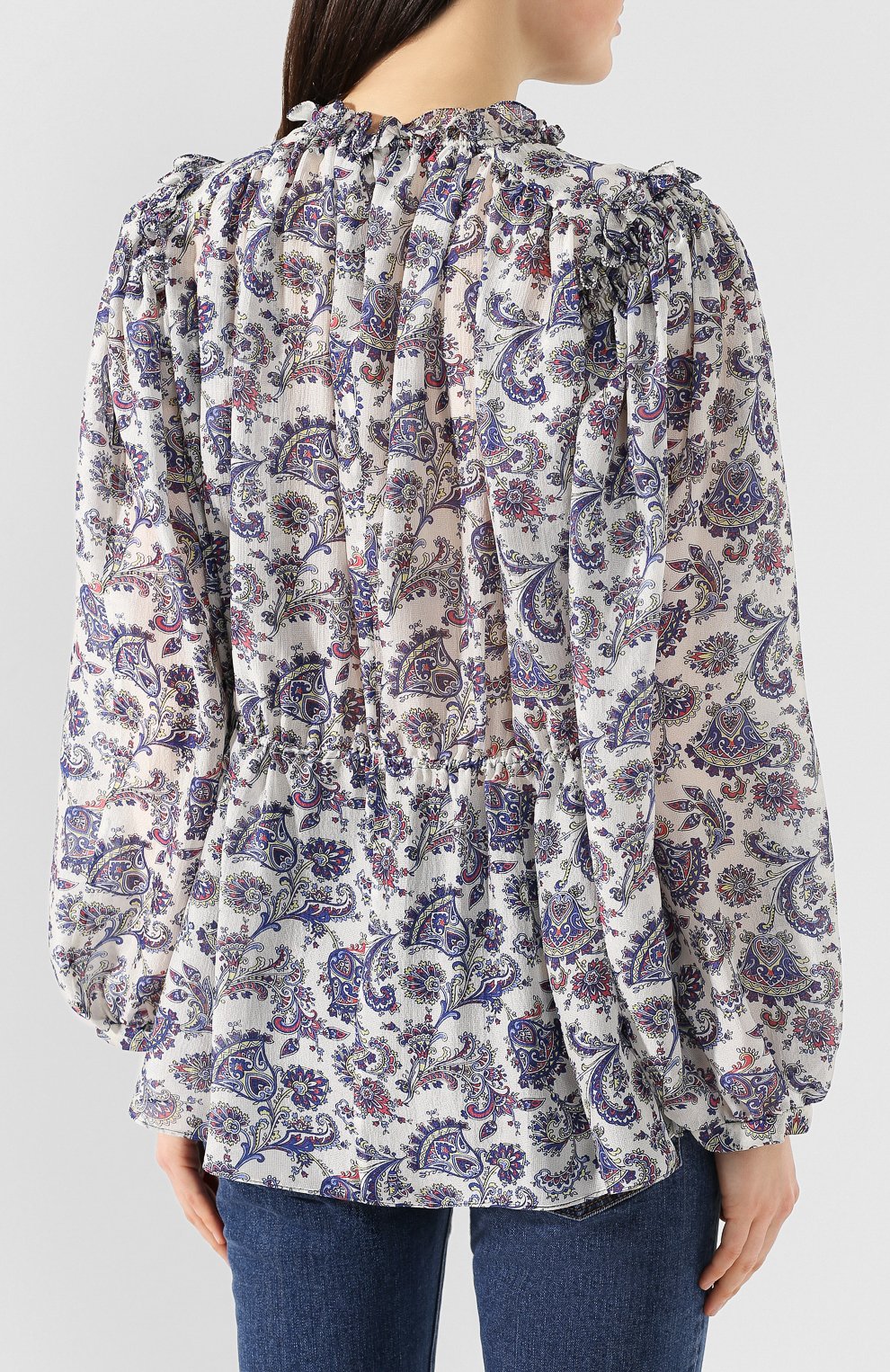 Шелковая блузка ISABEL MARANT, арт. HT1310-19P027I/N00N, фото 4