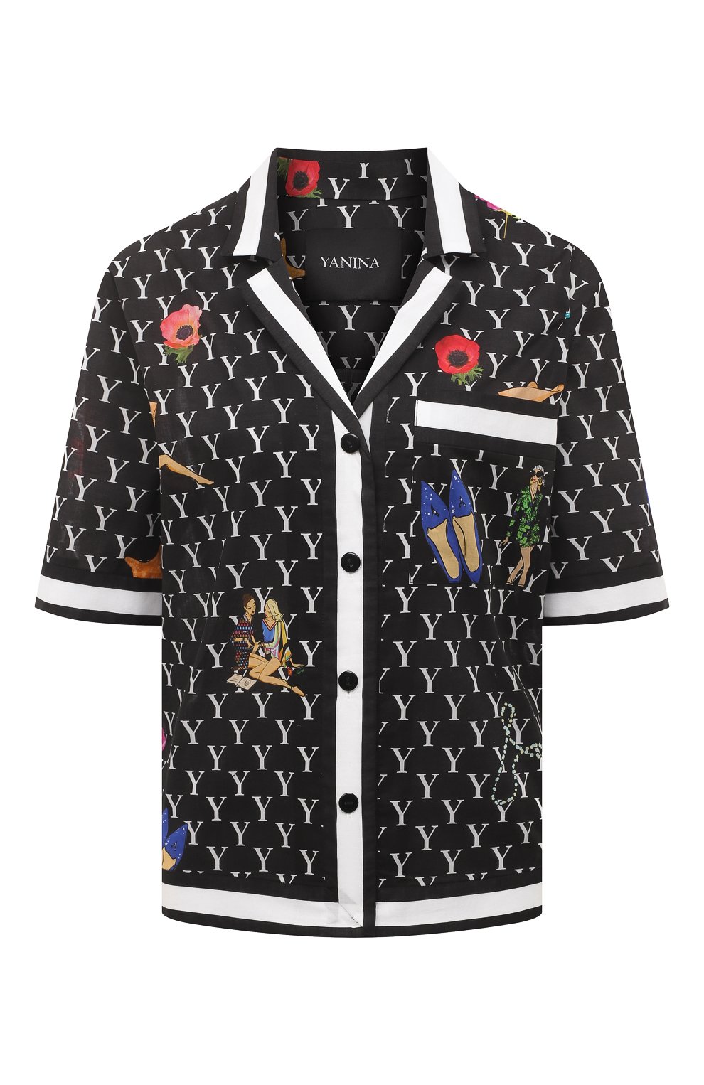 Хлопковая рубашка YANINA, арт. 0-2474А, фото 1