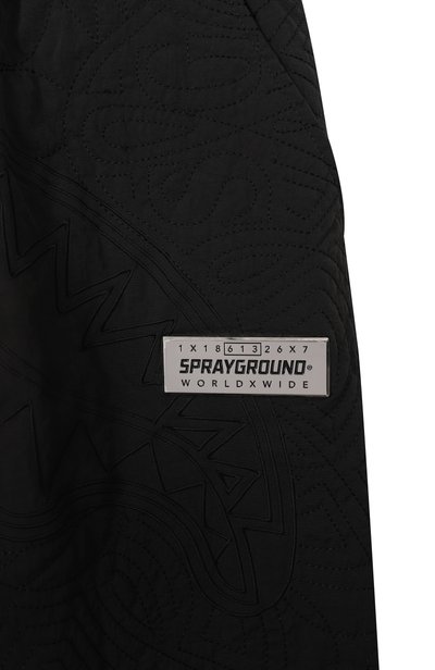 Утепленные брюки SPRAYGROUND черного цвета по цене 18950 руб., арт. SPY1542G/D0WNT0WN WALKING 0VER PANTS, фото 3 Утепленные брюки SPRAYGROUND, арт. SPY1542G/D0WNT0WN WALKING 0VER PANTS, фото 3