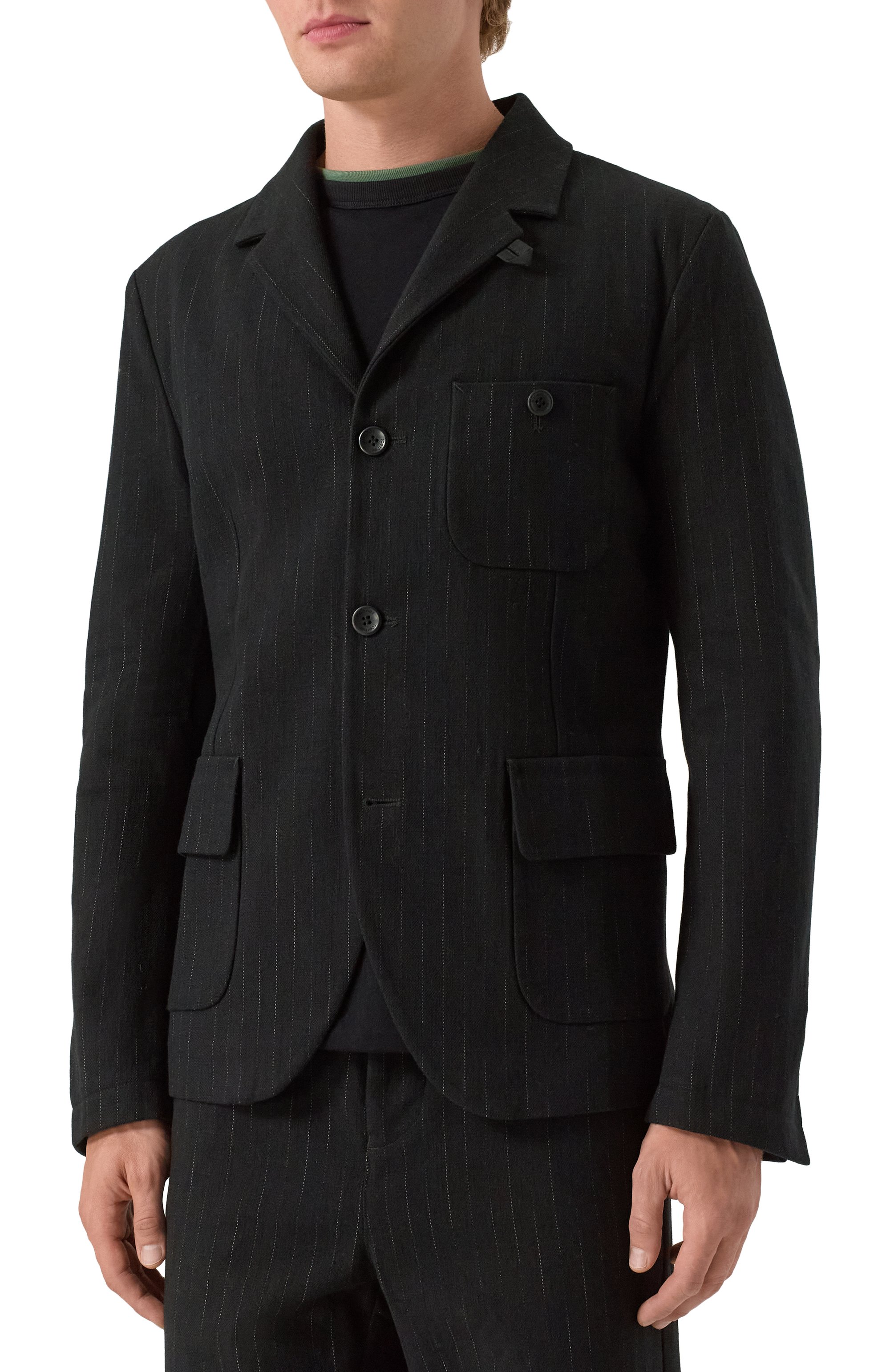 Пиджак из хлопка и шерсти HANNES ROETHER, арт. J0S32EF/7082, фото 3