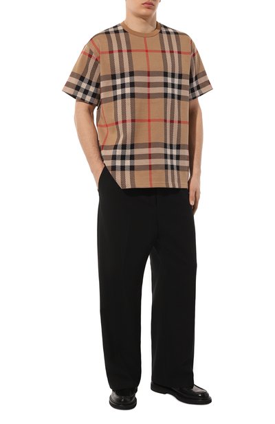 Хлопковая футболка BURBERRY, арт. 8072665, фото 2