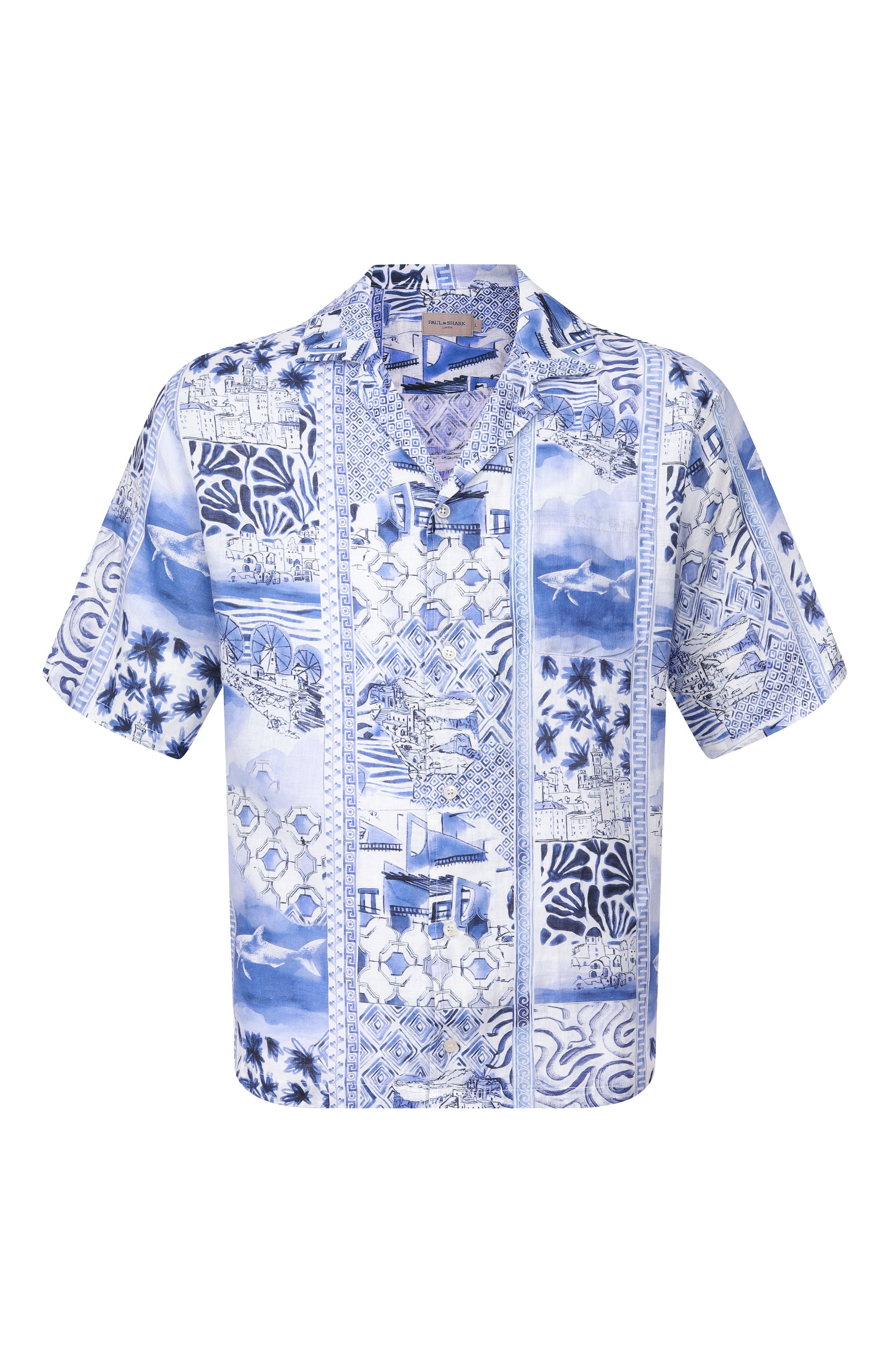 Льняная рубашка PAUL&SHARK, арт. 26413189, фото 1