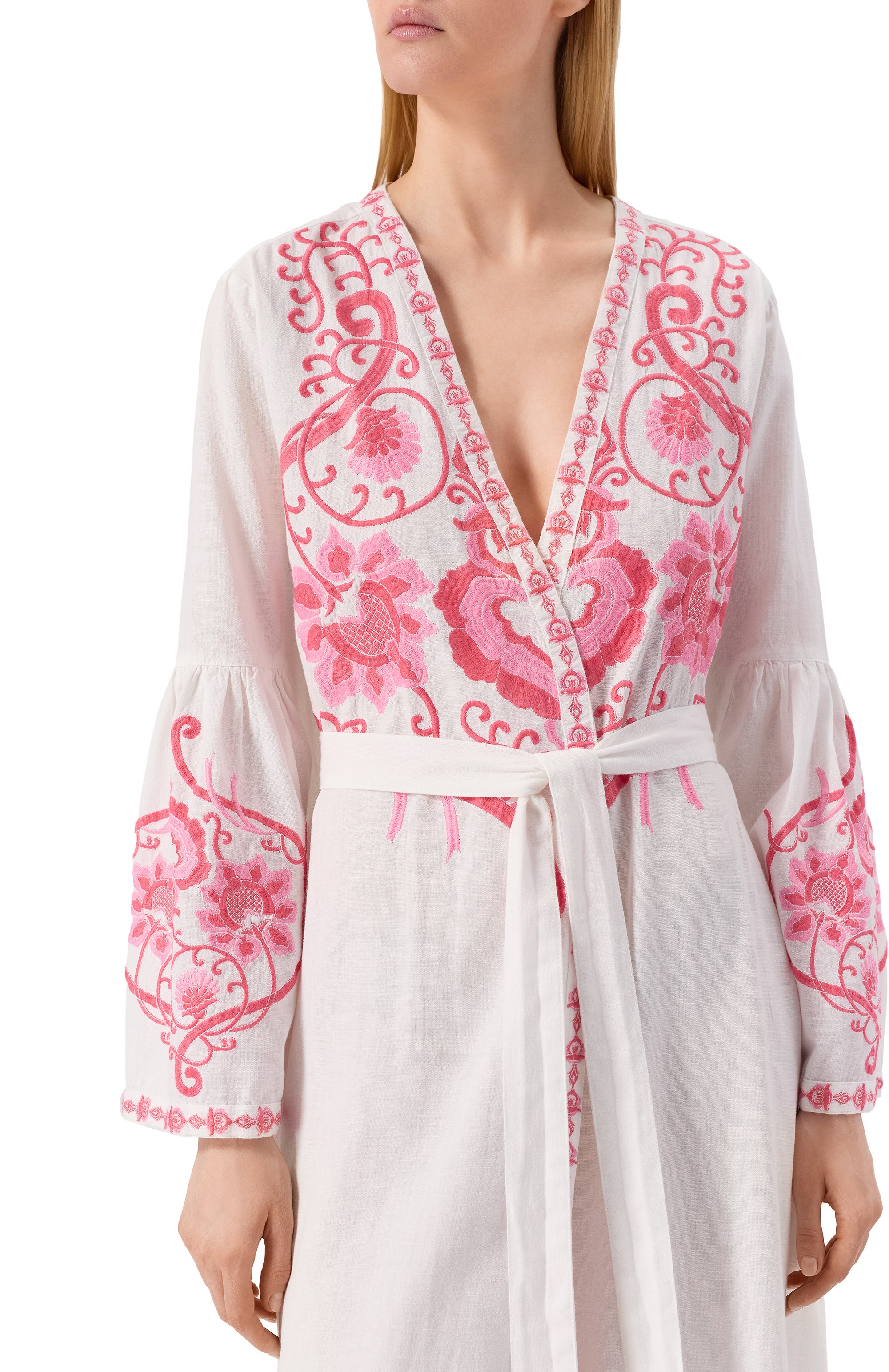 Туника из хлопка и льна MELISSA ODABASH, арт. ROMILLY SS, фото 5