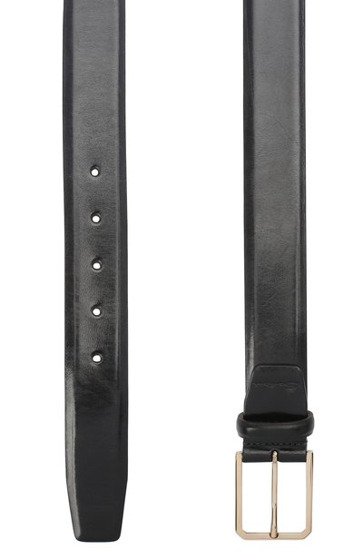 Кожаный ремень SANTONI темно-синего цвета по цене 42600 руб., арт. CM35NS003B91HVVDU59, фото 2 Кожаный ремень SANTONI, арт. CM35NS003B91HVVDU59, фото 2