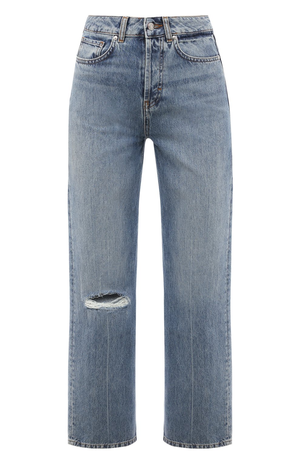 Джинсы HUGO синего цвета по цене 17400 руб., арт. 50501522, фото 1 Джинсы HUGO, арт. 50501522, фото 1