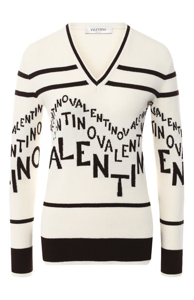 Женский пуловер из смеси шерсти и кашемира VALENTINO, арт. RB3KC01HVFA