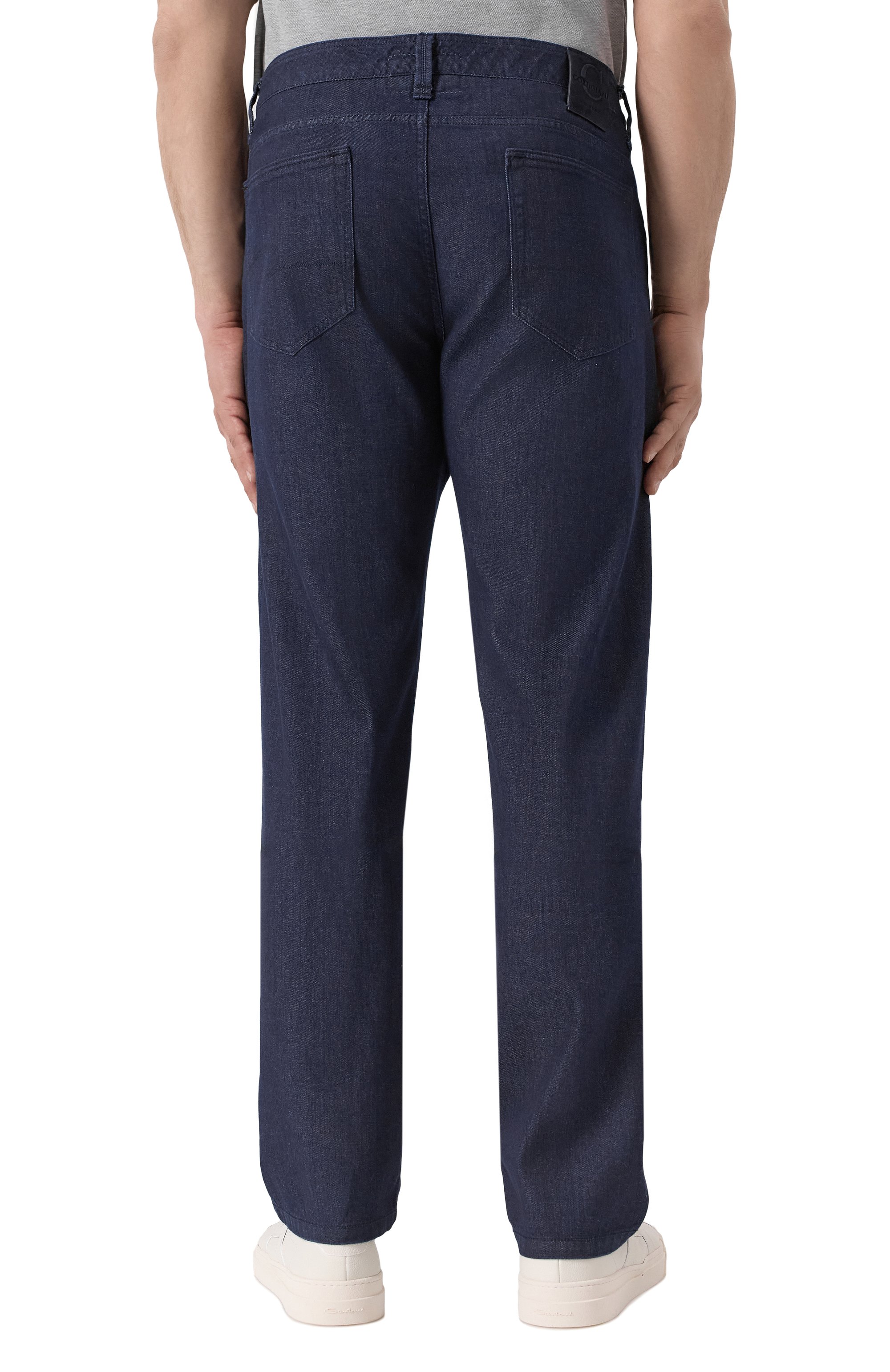 Джинсы CORTIGIANI темно-синего цвета по цене 69950 руб., арт. 2A3501, фото 4 Джинсы CORTIGIANI, арт. 2A3501, фото 4