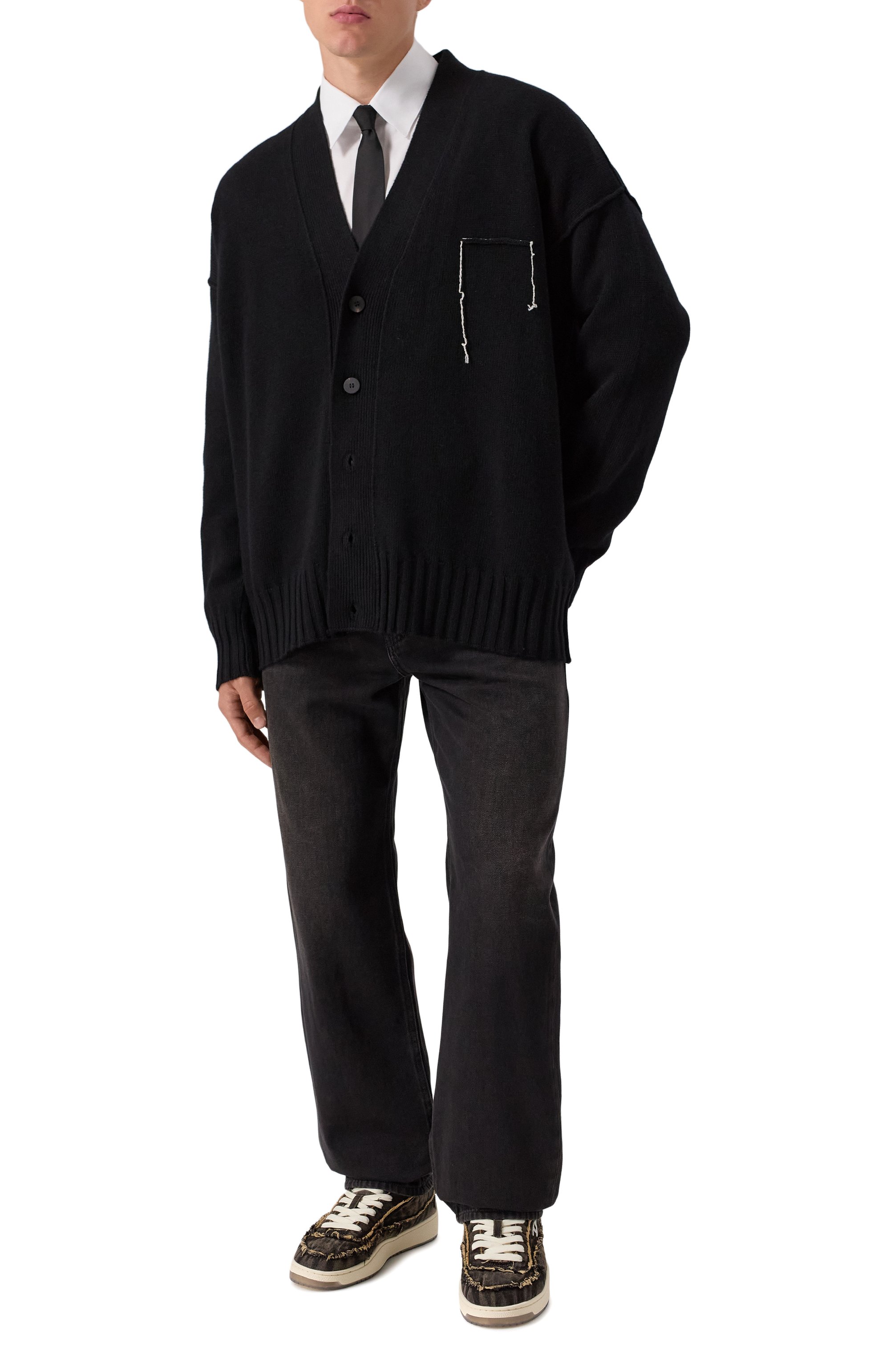 Кардиган из кашемира и шерсти ISABEL BENENATO, арт. UK23F25, фото 2