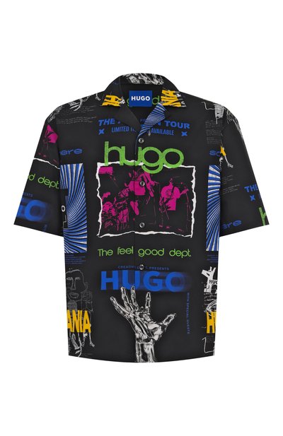 Мужская хлопковая рубашка HUGO BLUE, арт. 50545357