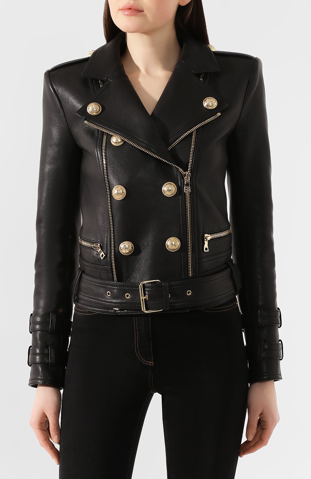 Кожаная куртка BALMAIN, арт. TF18248/L014, фото 3