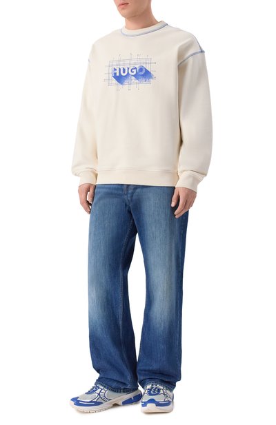 Хлопковый свитшот HUGO BLUE, арт. 50553505, фото 2
