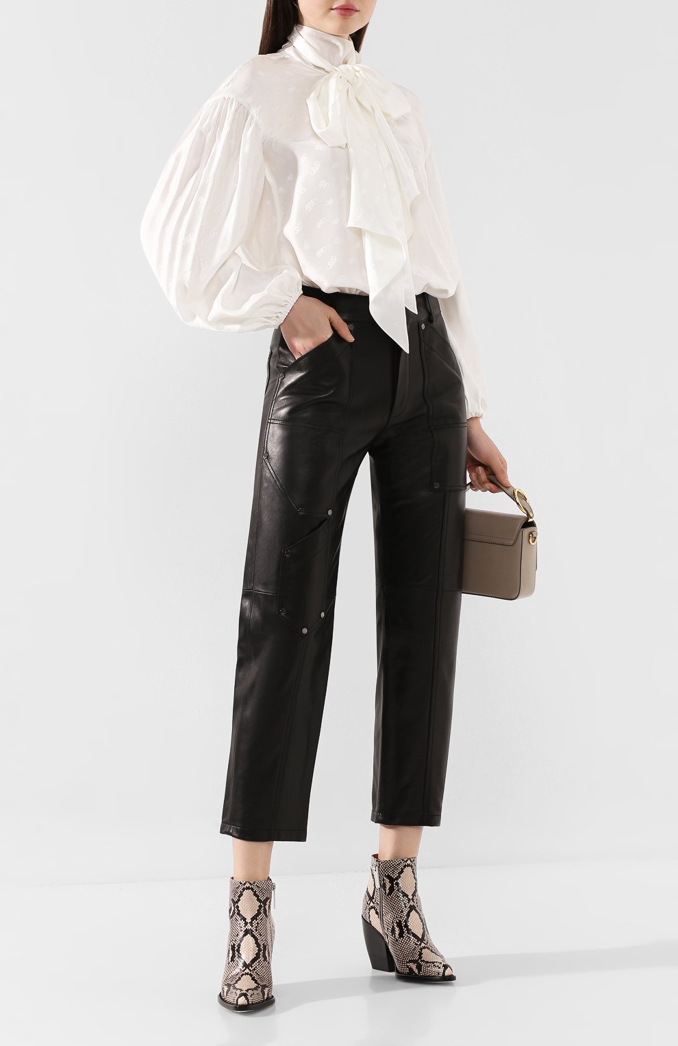 Шелковая блузка CHLOÉ, арт. CHC19AHT77303, фото 2