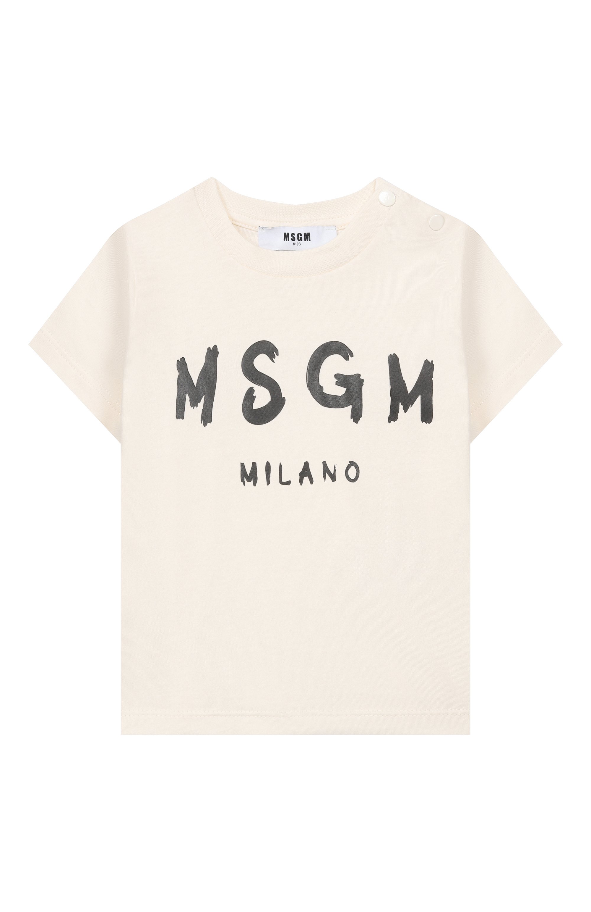 Хлопковая футболка MSGM KIDS, арт. S6MSUNTH266, фото 1