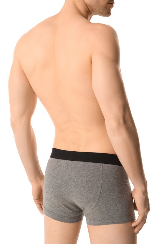 Хлопковые боксеры Emporio Armani 111866/4F517 Серый  111866/4F517 Фото 3