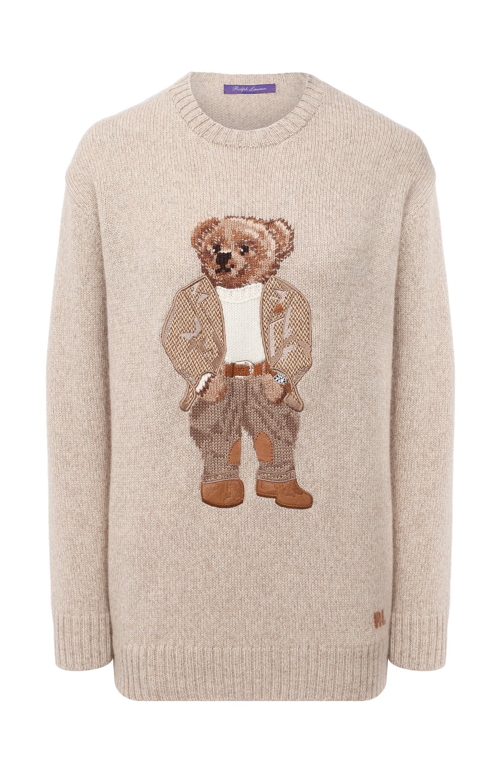Кашемировый свитер RALPH LAUREN бежевого цвета по цене 230000 руб., арт. 290816139, фото 1 Кашемировый свитер RALPH LAUREN, арт. 290816139, фото 1