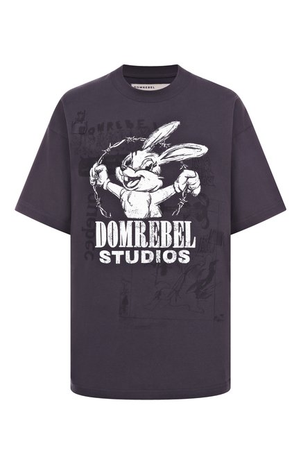 Женская хлопковая футболка DOMREBEL, арт. BUNWIRE T-SHIRT