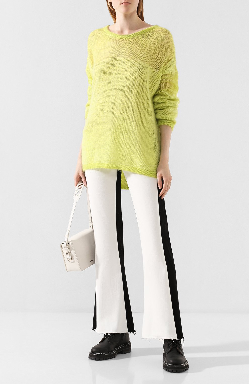 Свитер ROQUE желтого цвета по цене 42900 руб., арт. 29QX345/18, фото 2 Свитер ROQUE, арт. 29QX345/18, фото 2