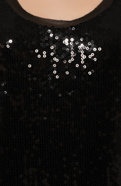 Топ с отделкой пайетками BOSS ORANGE, арт. 50524246, фото 5