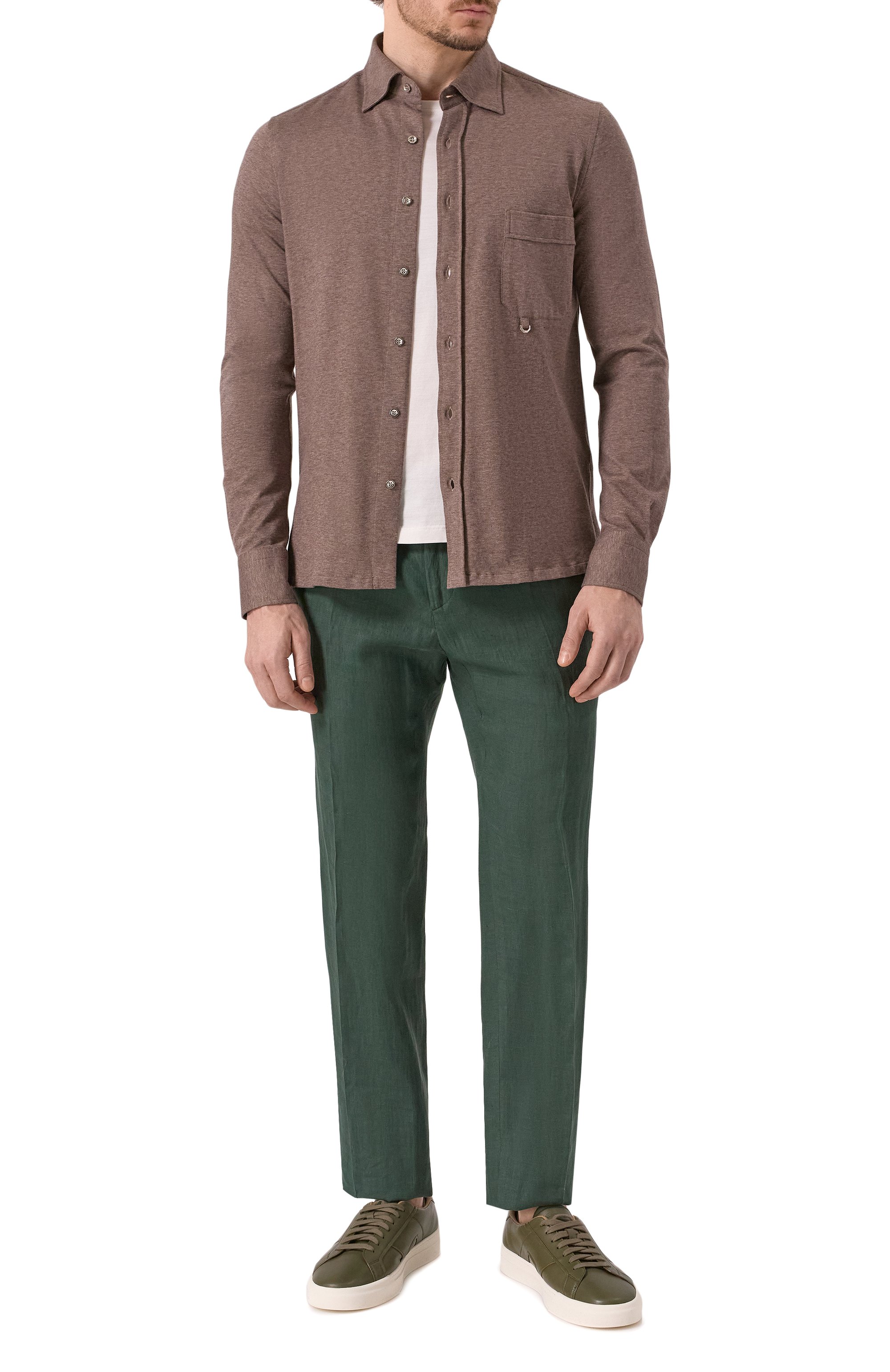 Рубашка из хлопка и кашемира STEFANO RICCI, арт. CJ007510/TE2603, фото 2