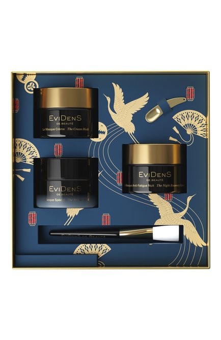 Набор the multimasking collection (3x50ml+1шт.) EVIDENS DE BEAUTE бесцветного цвета, арт. 4570117112010 | Фото 1 (Косметика кросс-кт: Антивозрастной уход; Нос: Не проставлено; Региональные ограничения белый список (Axapta Mercury): Не проставлено)