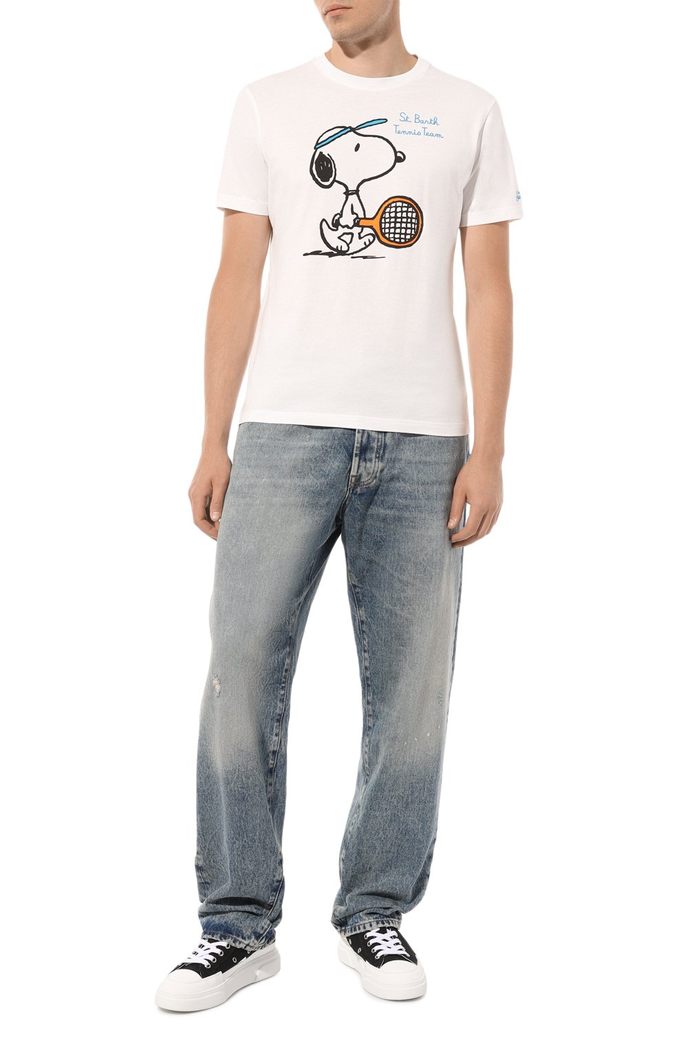 Хлопковая футболка MC2 SAINT BARTH, арт. STBM/TSHIRT MAN/05746D, фото 2