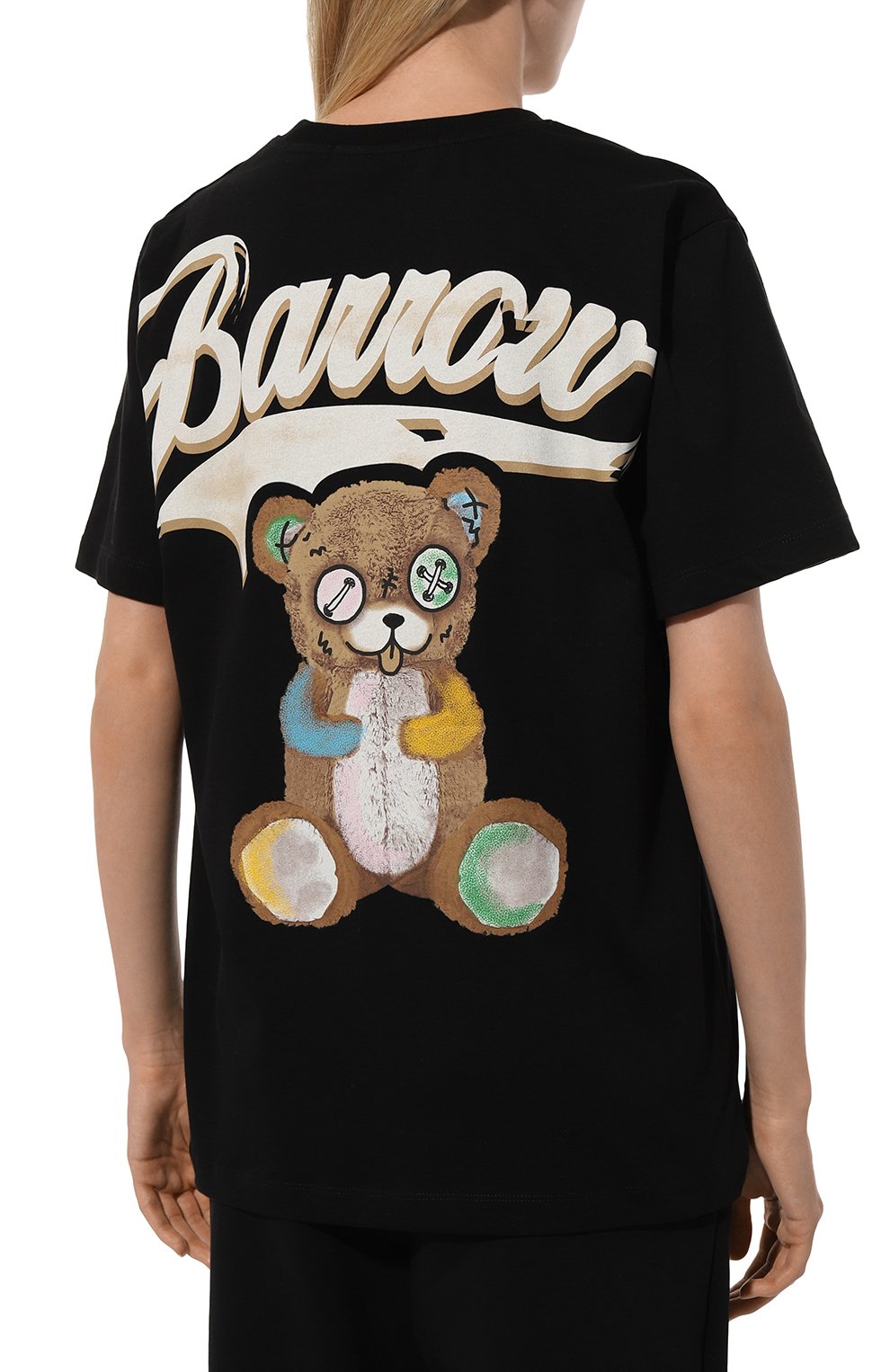 Футболка BARROW черного цвета по цене 10750 руб., арт. F4BWW0TH073, фото 4 Футболка BARROW, арт. F4BWW0TH073, фото 4