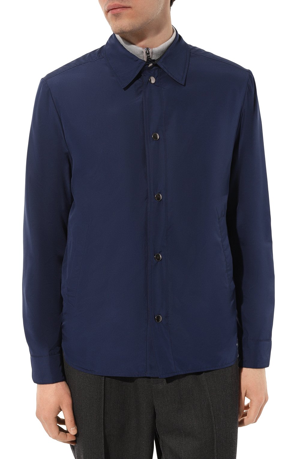Двусторонняя куртка CANALI синего цвета по цене 92400 руб., арт. 030446/SG01121, фото 3 Двусторонняя куртка CANALI, арт. 030446/SG01121, фото 3