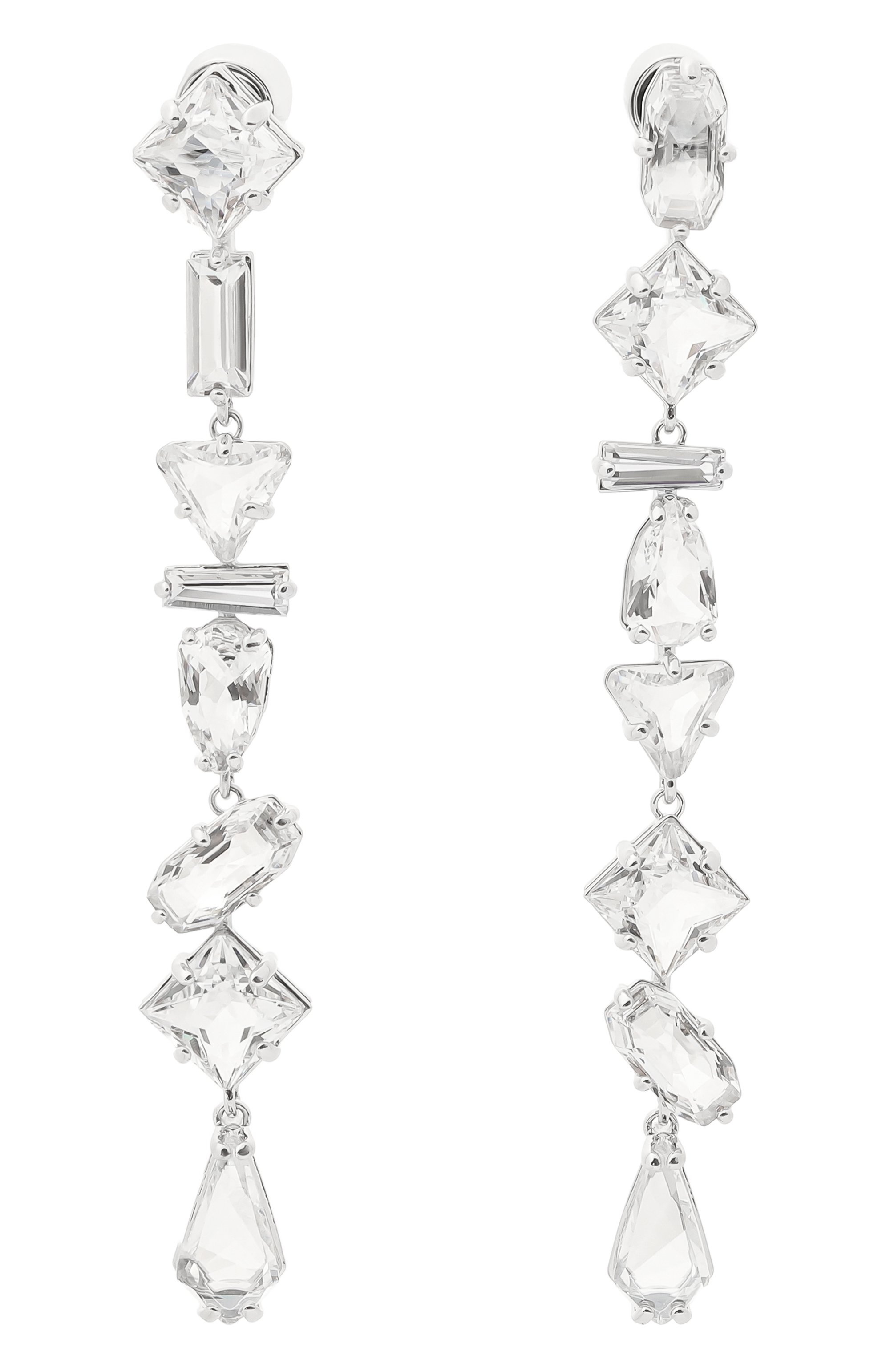 Серьги mesmera SWAROVSKI серебряного цвета по цене 27550 руб., арт. 5661687, фото 1 Серьги mesmera SWAROVSKI, арт. 5661687, фото 1