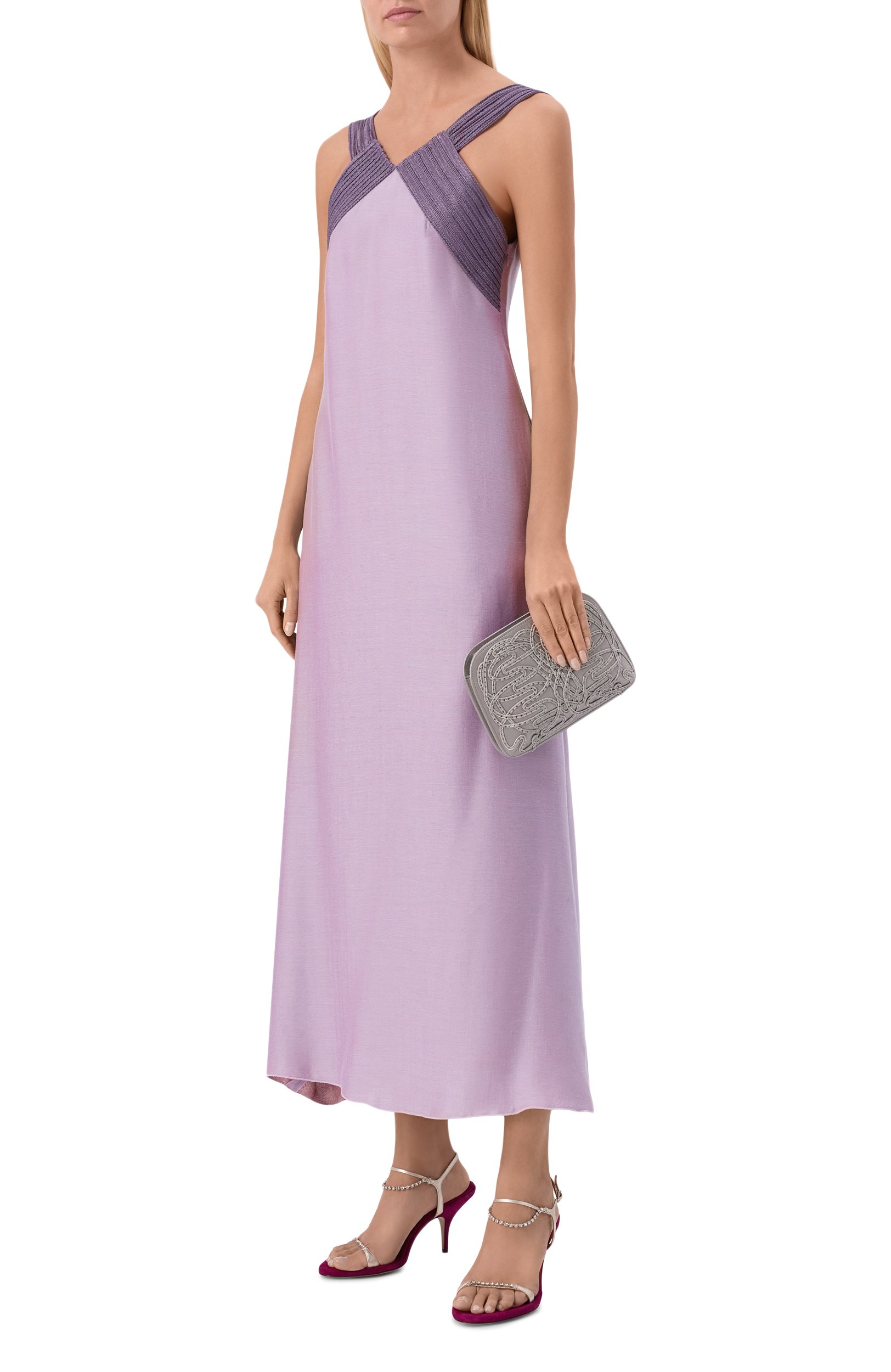 Клатч la prima GIORGIO ARMANI светло-серого цвета по цене 258000 руб., арт. GW001000/AF28761, фото 3 Клатч la prima GIORGIO ARMANI, арт. GW001000/AF28761, фото 3