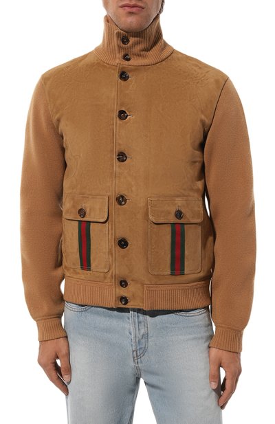 Комбинированный бомбер GUCCI, арт. 764343/XKD04, фото 3