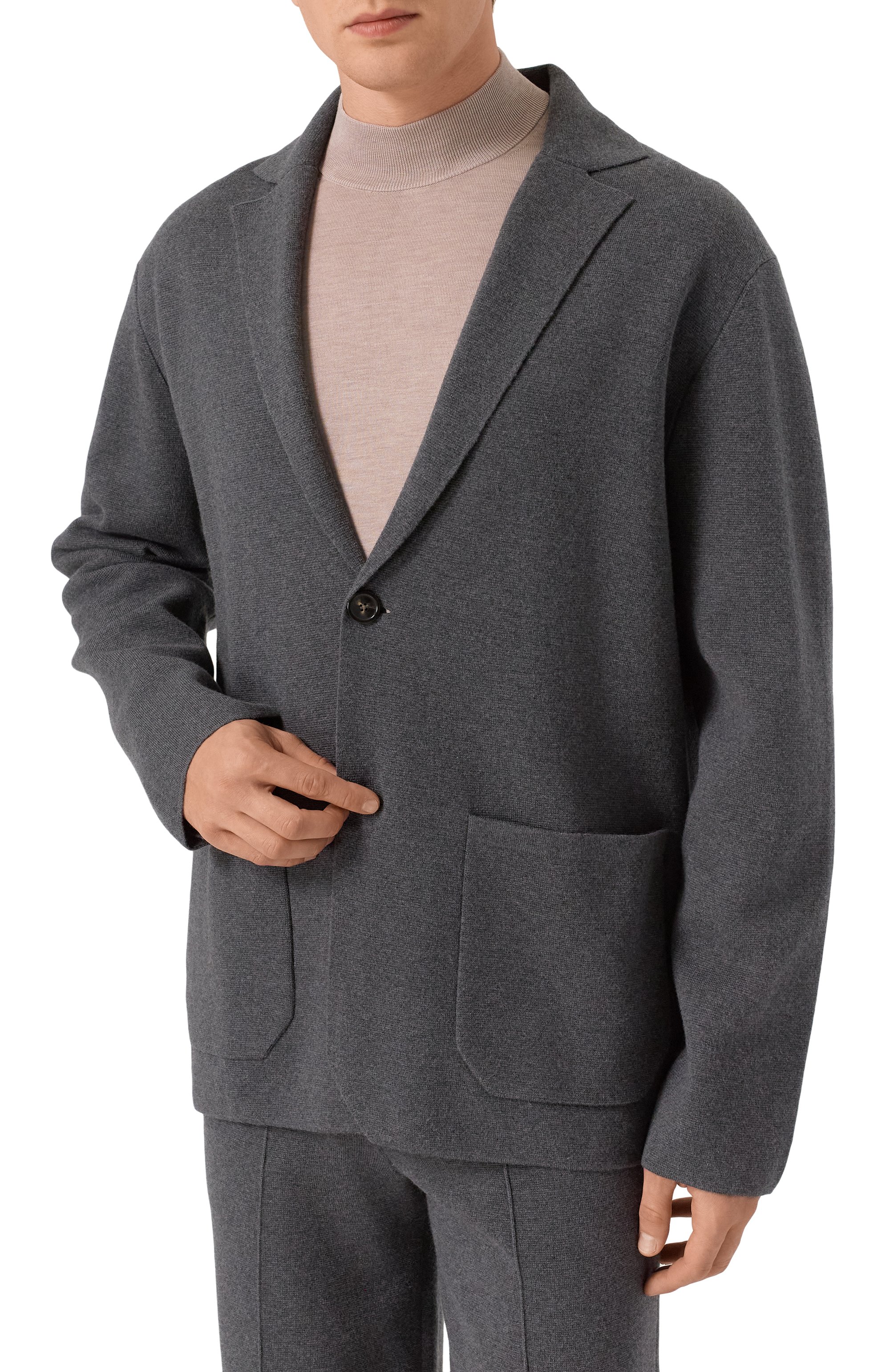 Пиджак из шерсти и хлопка 12 STOREEZ, арт. 133581, фото 3