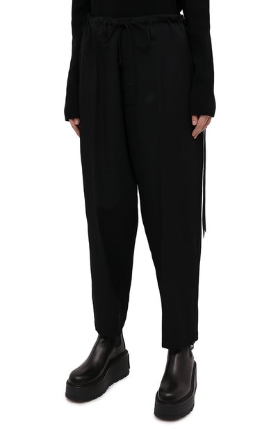 Шерстяные брюки YOHJI YAMAMOTO, арт. NR-P52-100, фото 3