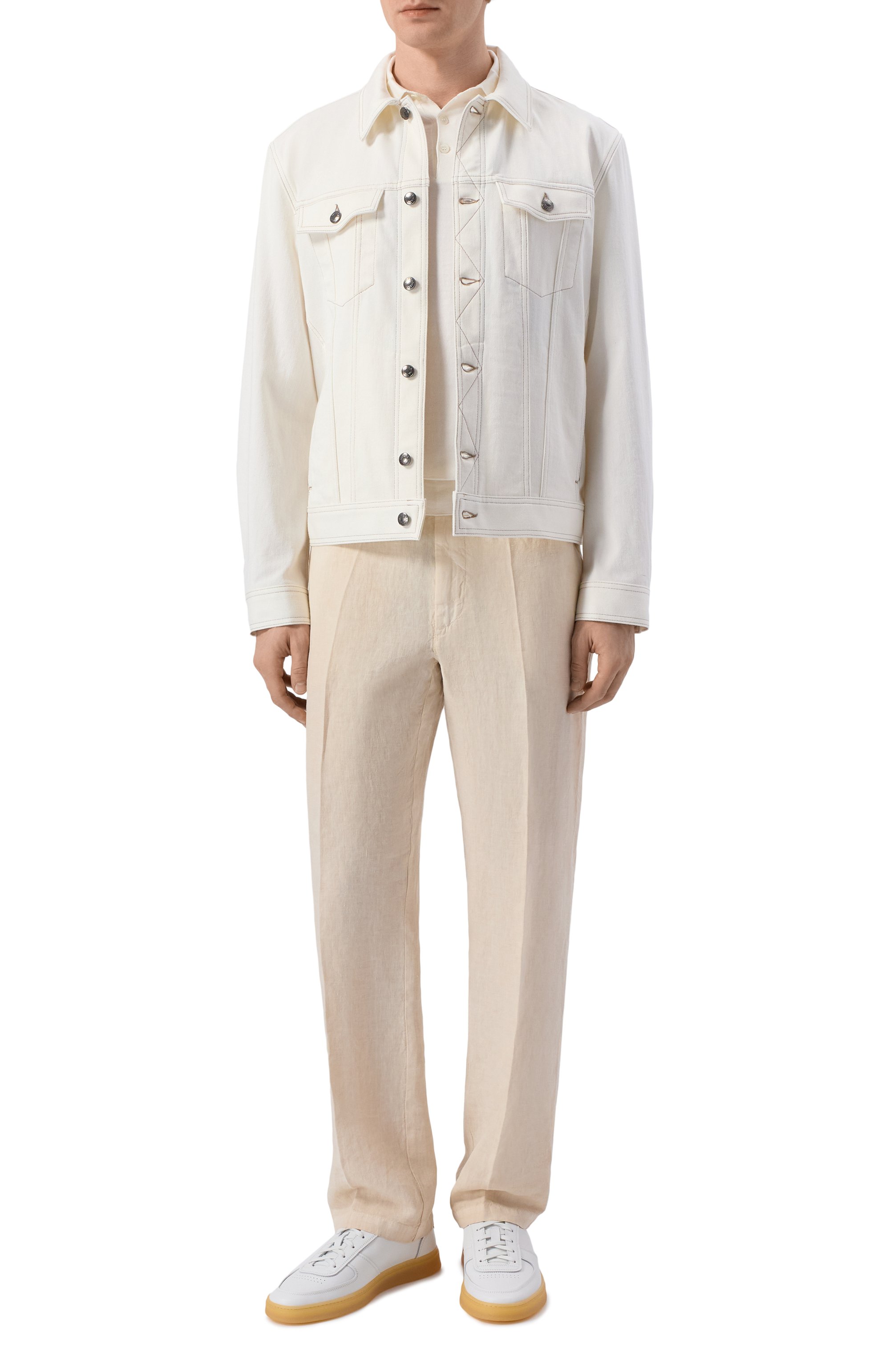 Льняные брюки 120% LINO, арт. 33ALIM299M/0253/S00, фото 2