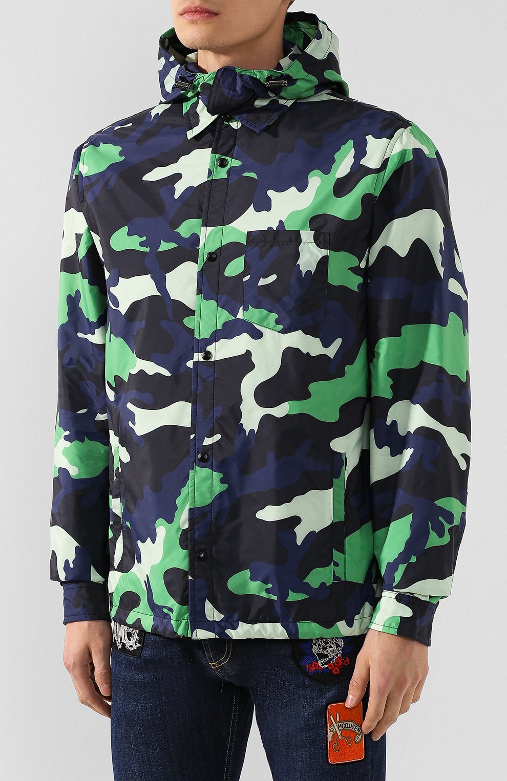 Куртка VALENTINO зеленого цвета по цене 168000 руб., арт. TV3CIF50JEJ, фото 3 Куртка VALENTINO, арт. TV3CIF50JEJ, фото 3