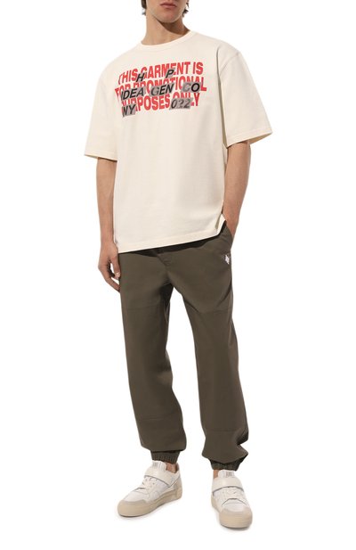 Хлопковые джоггеры MARCELO BURLON, арт. СМСА178F22FAB0015601, фото 2