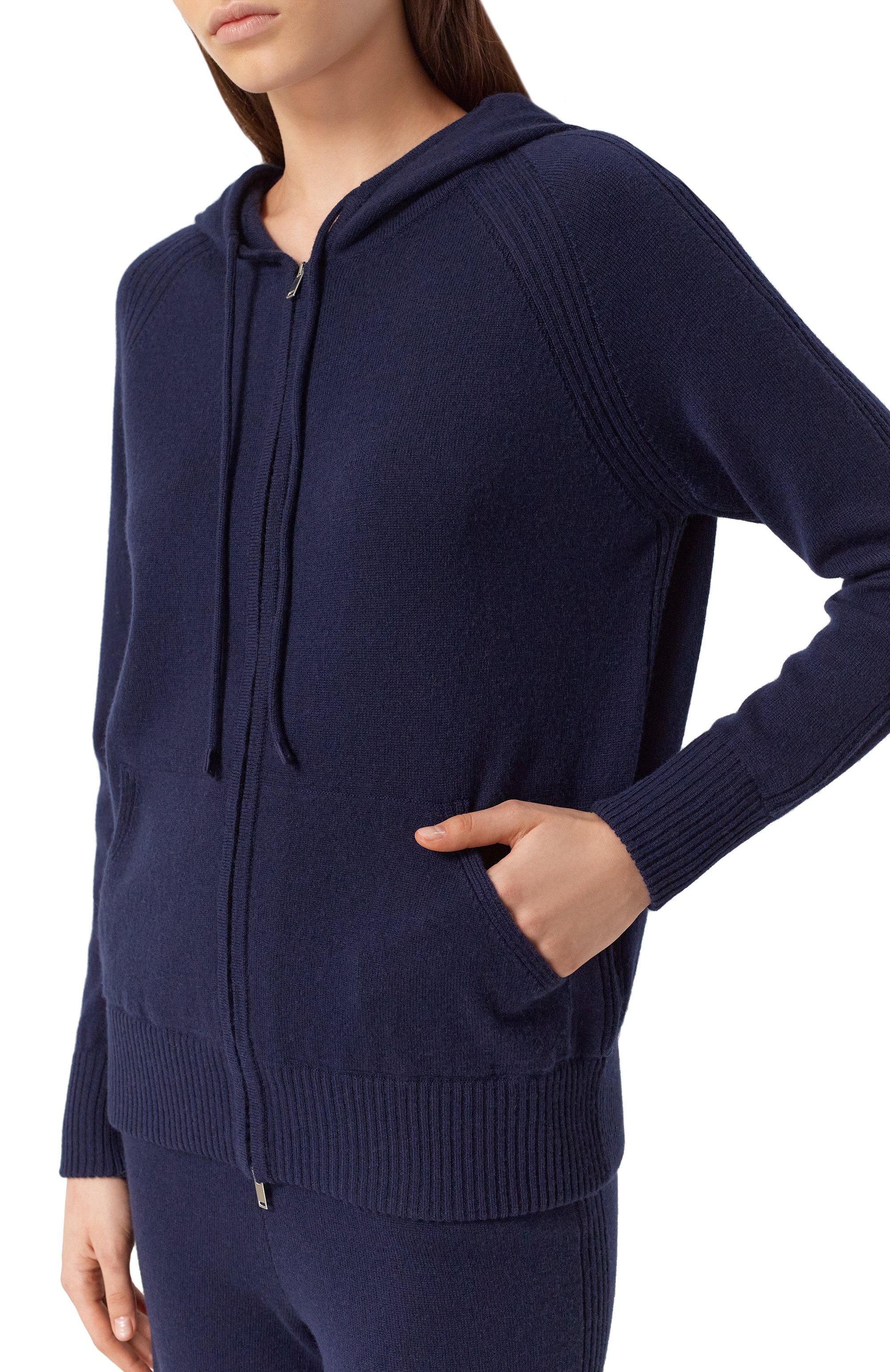 Кардиган из кашемира и шелка MVST темно-синего цвета по цене 197000 руб., арт. WF60-1044MU, фото 5 Кардиган из кашемира и шелка MVST, арт. WF60-1044MU, фото 5