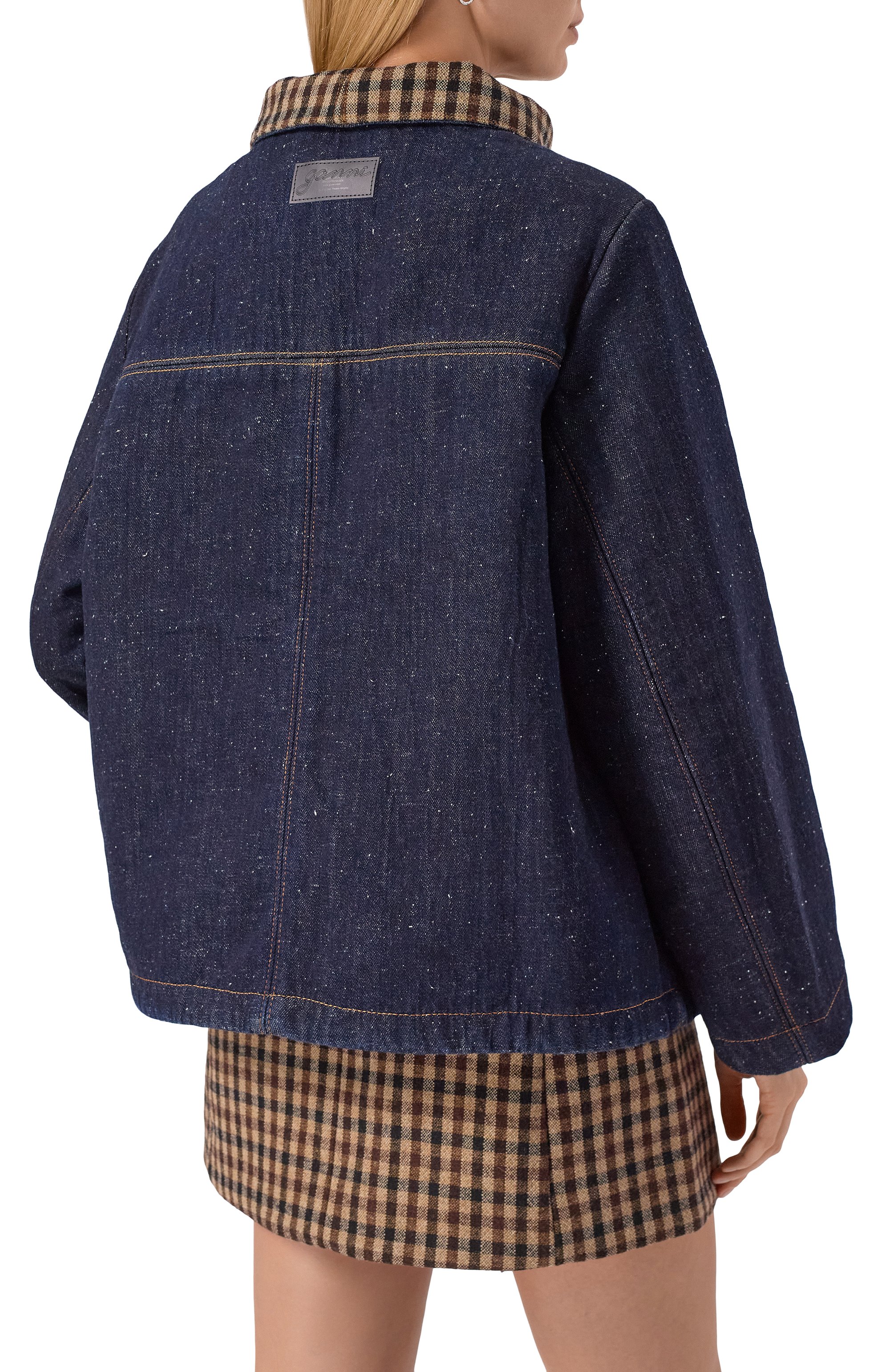 Джинсовая куртка GANNI, арт. J1766, фото 4