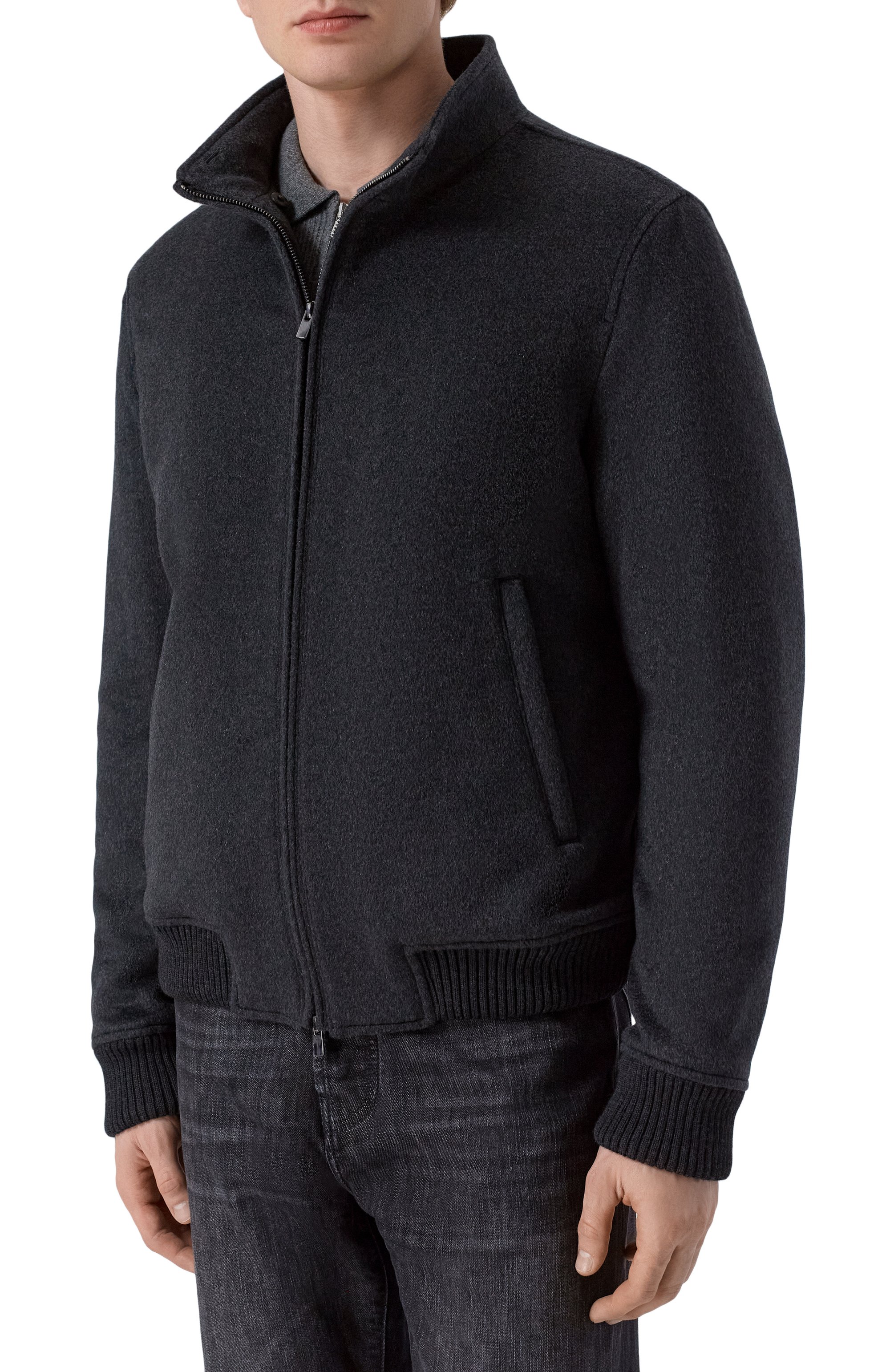 Бомбер с воротником из бобра ANDREA CAMPAGNA, арт. M0D.TIBERI0/ZEUS_SET, фото 6