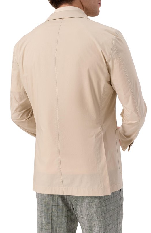 Хлопковый пиджак Windsor 13 BU0N0 10019306/30046305/58 Бежевый  13 BU0N0 10019306/30046305/58 Фото 6