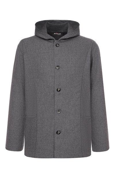 Мужская шерстяная куртка-рубашка KITON, арт. UMCLUCAK0124G02